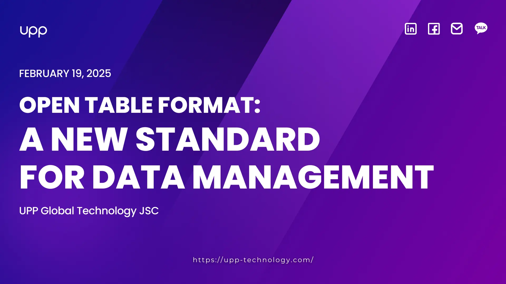 Open Table Format: A New Standard for Data Management